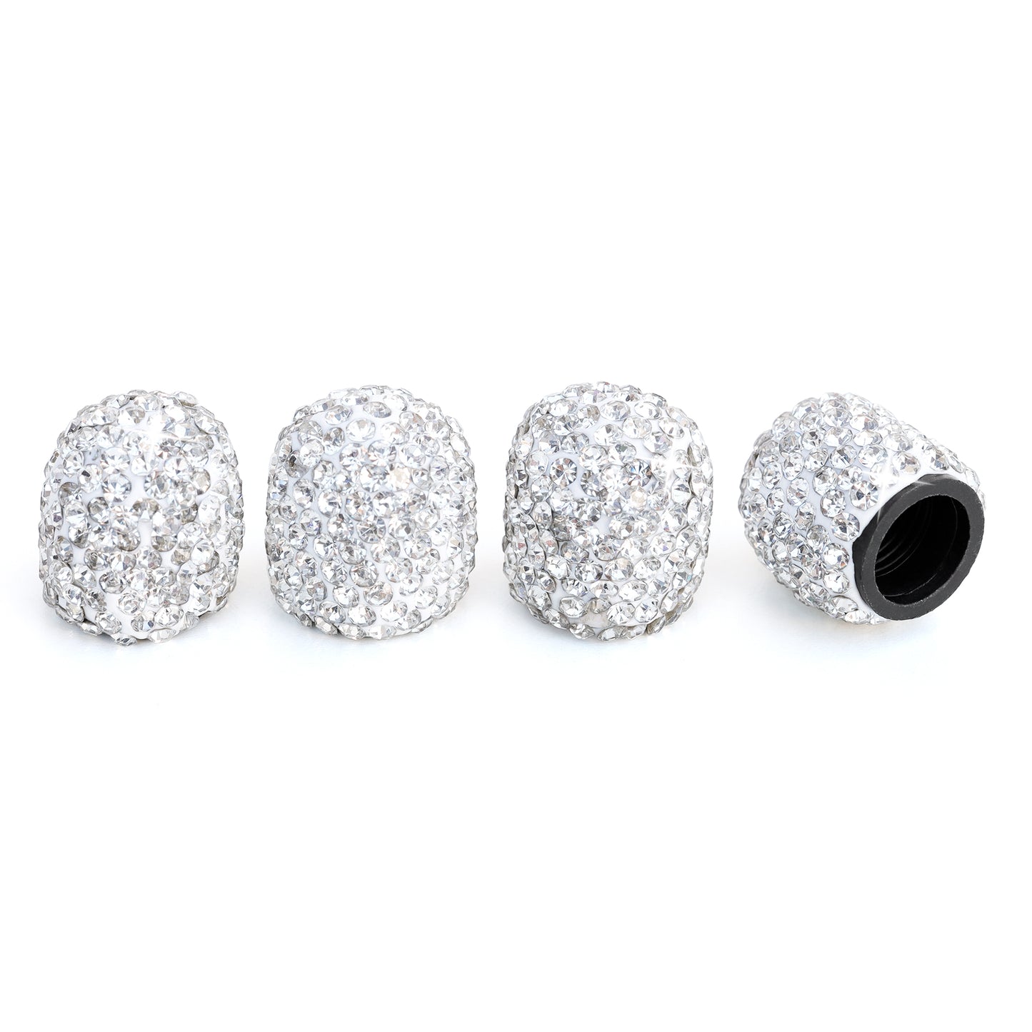 Bling Tire Valve Caps – 4 Pack Crystal Rhinestone Valve Stem Covers