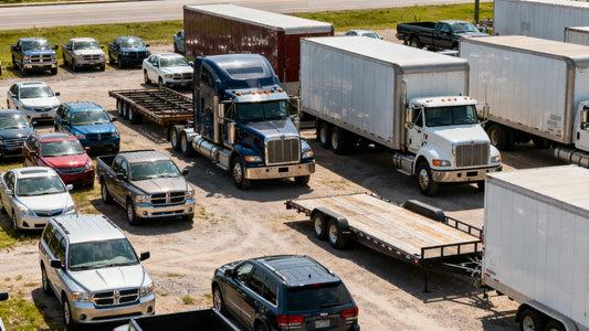 Vehicles including cars and trailers