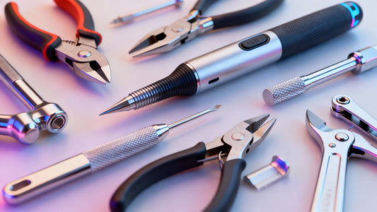 Collection of modern, sleek tools.