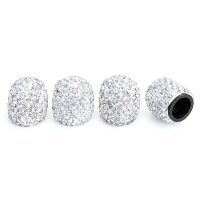 Bling Tire Valve Caps – 4 Pack Crystal Rhinestone Valve Stem Covers