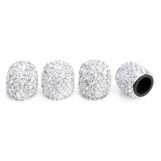 Bling Tire Valve Caps – 4 Pack Crystal Rhinestone Valve Stem Covers