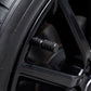 Black Aluminum Tire Valve Caps (4-Pack) – Rust-Resistant Metal Valve Stem Covers
